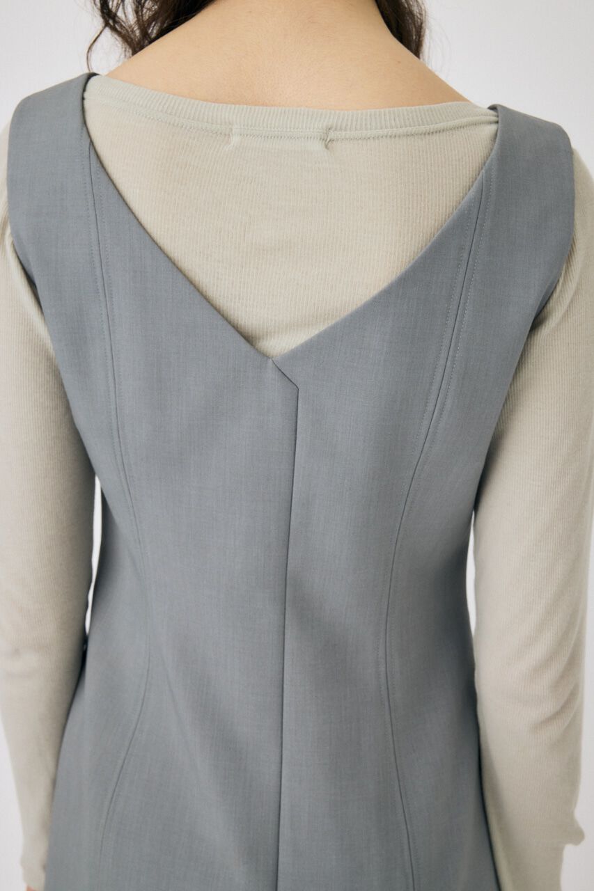 MOUSSY「VEST MINI ドレス」|ワンピース|