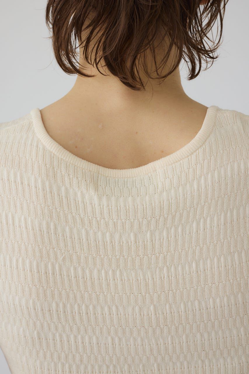 RIM.ARK 「Round neck hook tank」|タンクトップ|