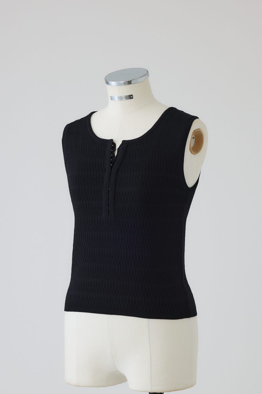 RIM.ARK 「Round neck hook tank」|タンクトップ|