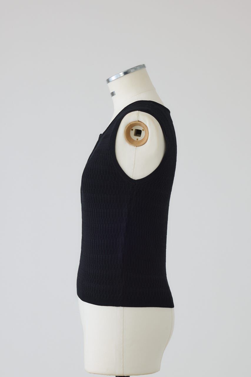 RIM.ARK 「Round neck hook tank」|タンクトップ|