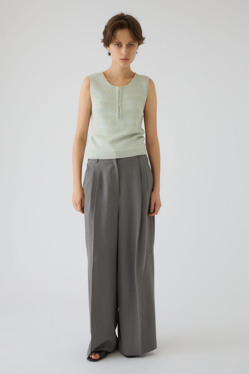 RIM.ARK 「Round neck hook tank」|タンクトップ|