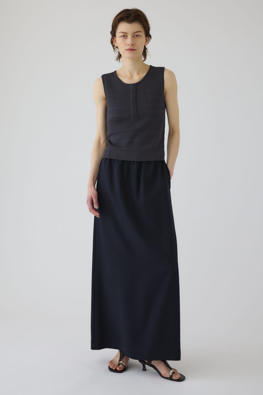 RIM.ARK 「Round neck hook tank」|タンクトップ|