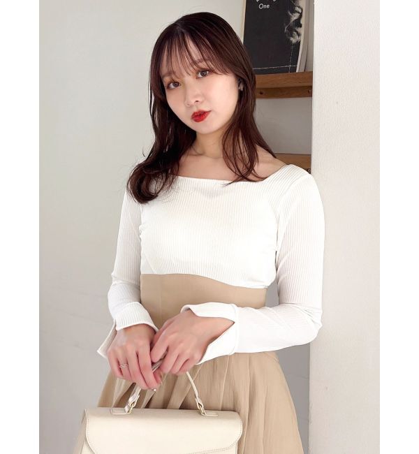 dazzlin「カットドッキングタックバルーンワンピース」|ワンピース|