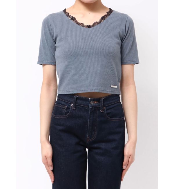 EMODA「リブクラッシュレーストップス」|Tシャツ・カットソー|