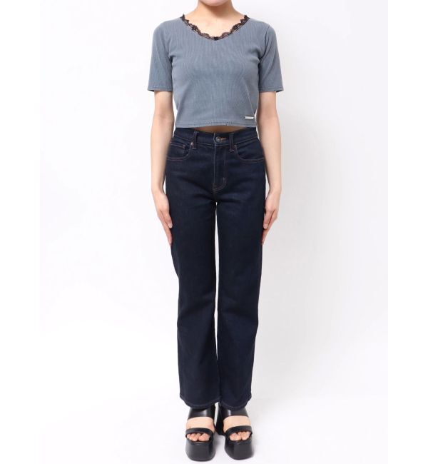 EMODA「リブクラッシュレーストップス」|Tシャツ・カットソー|
