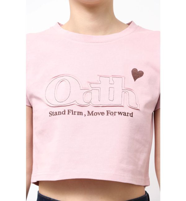 EMODA「ロゴパッチミニマルTシャツ」|Tシャツ・カットソー|