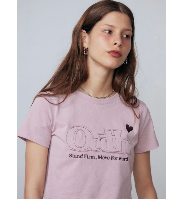 EMODA「ロゴパッチミニマルTシャツ」|Tシャツ・カットソー|