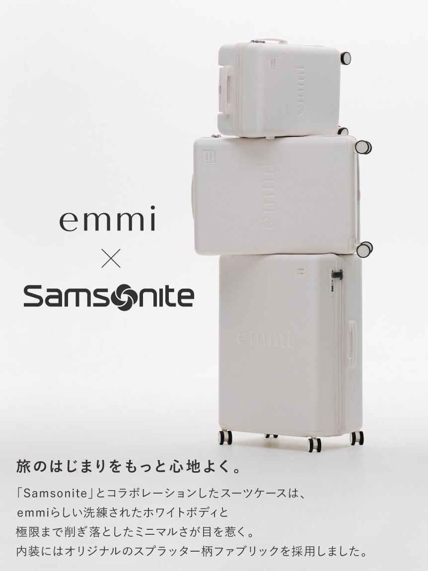 emmi atelier「【emmi&times;Samsonite】スピナー75」|キャリーケース|