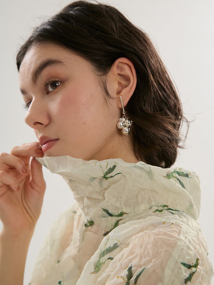 emmi atelier「クリアバブルピアス」|ピアス|