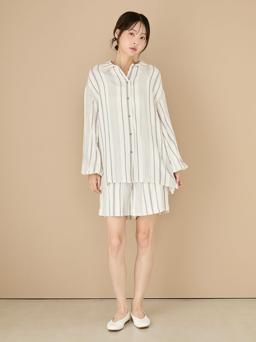 gelato pique「ガーゼハーフパンツ」|ルームウェア|STRIPE