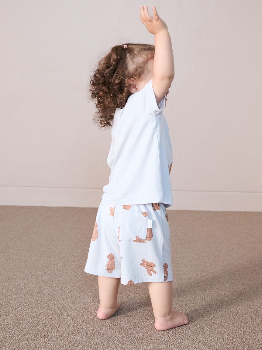 GELATO PIQUE KIDS & BABY「【ラッピング済み】【BABY】ドッグワンポイントTシャツ&ショートパンツSET」|その他ベビー用品|