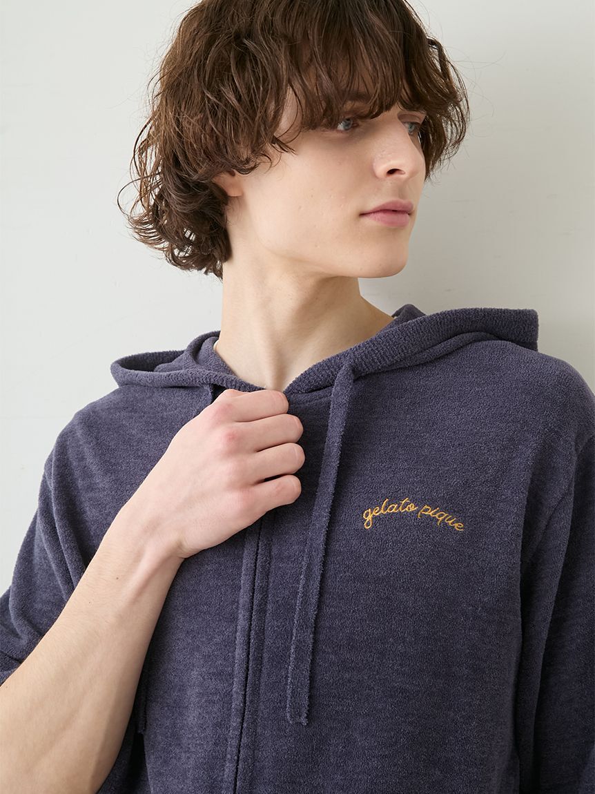 GELATO PIQUE HOMME「【HOMME】 サマーベアジャガード半袖パーカ」|パーカー|