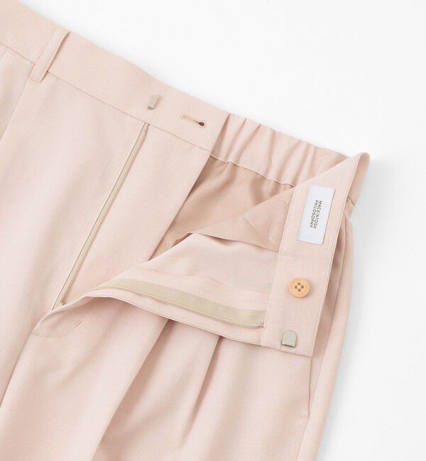 MACKINTOSH PHILOSOPHY「ウールライクトロツータックワイドパンツ」|スラックス|