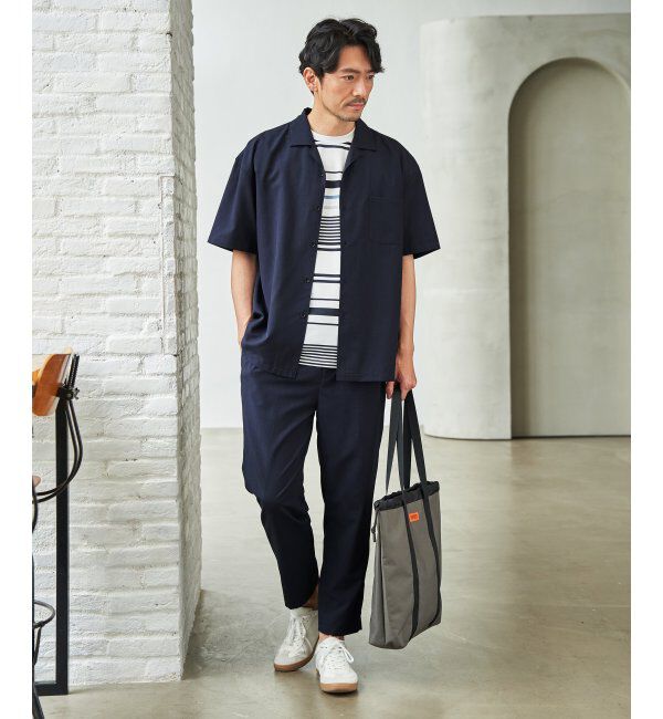 ikka「冷感DRYポンチボーダーTシャツ」|Tシャツ・カットソー|