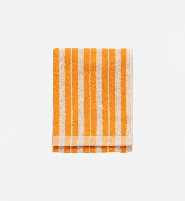 Marimekko「Raide ハンドタオル 50&times;70cm」|タオル|ｻﾌﾗﾝｲｴﾛｰ&times;ｸﾘｰﾑ