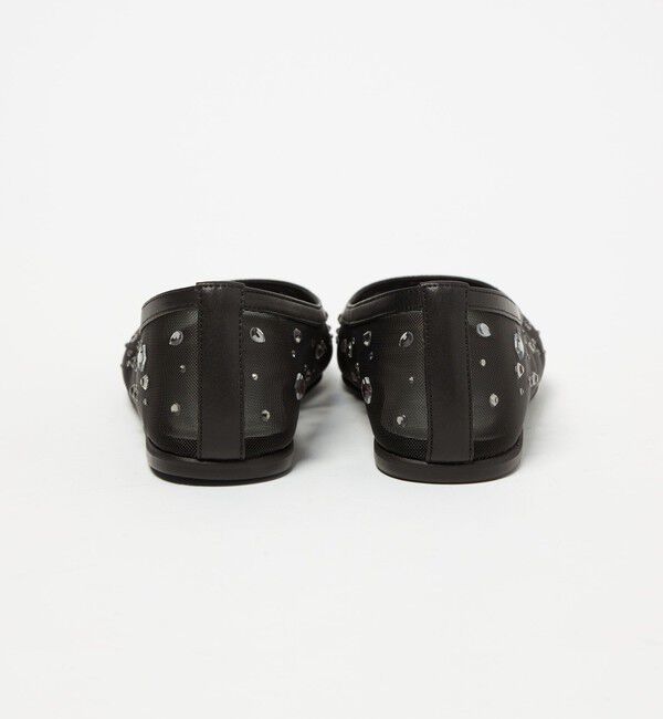 UNITED ARROWS「チュール ビジュー バレエシューズ」|バレエシューズ|