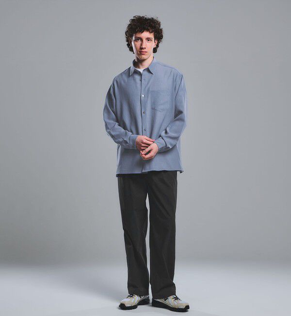 UNITED ARROWS green label relaxing「ワッシャー ポプリン ボックス シャツ」|シャツ・ブラウス|