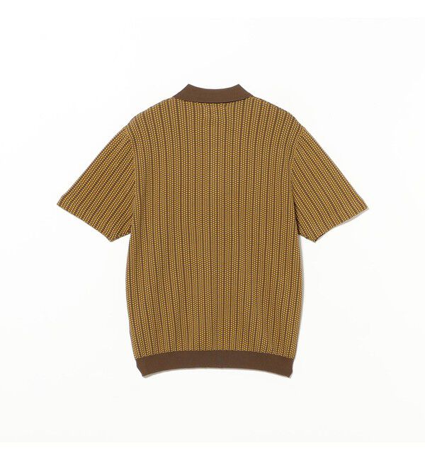 BEAMS PLUS「Half Zip Knit Polo」|ポロシャツ|