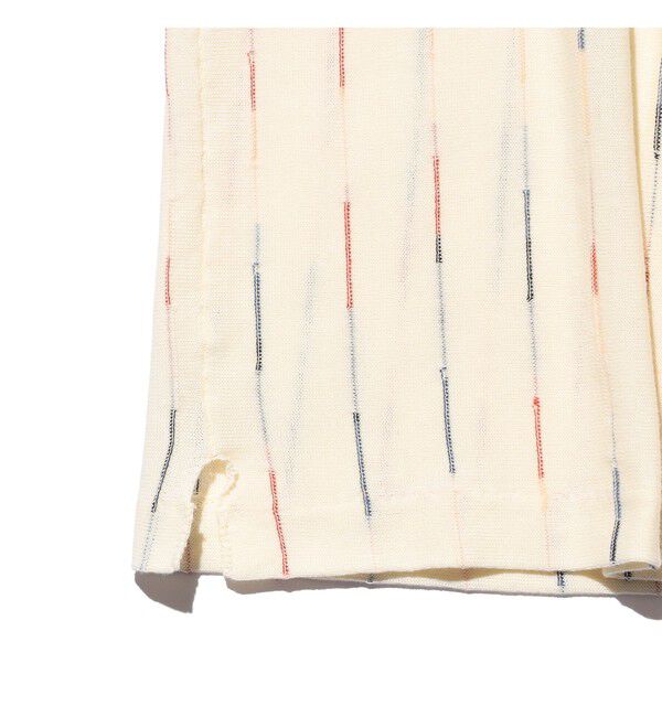 BEAMS PLUS「Knit Polo Kasuri Stripe」|ポロシャツ|