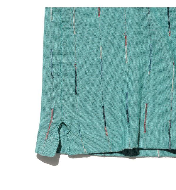 BEAMS PLUS「Knit Polo Kasuri Stripe」|ポロシャツ|