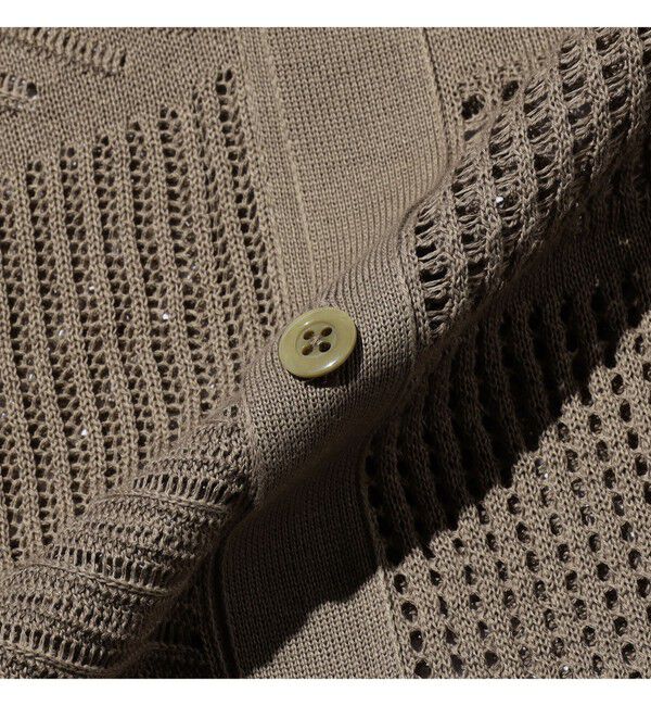 BEAMS PLUS「Full Button Polo Mesh」|ポロシャツ|
