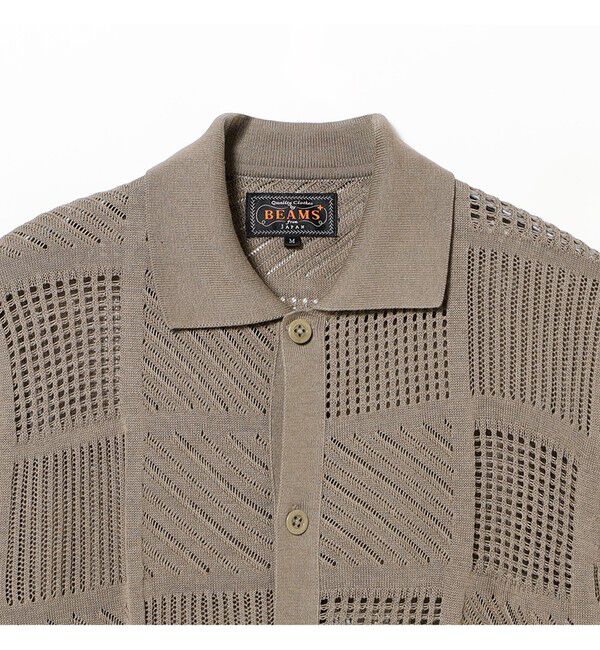 BEAMS PLUS「Full Button Polo Mesh」|ポロシャツ|