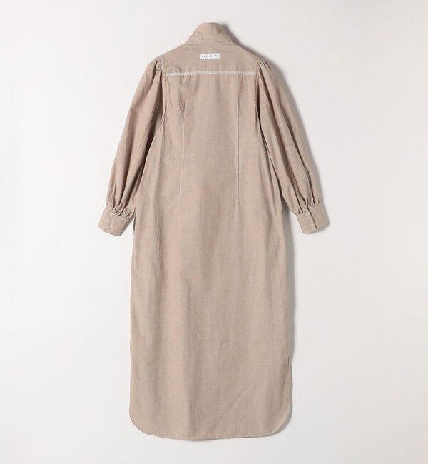 quaranciel「quaranciel:〈洗濯機可能〉シャンブレー パフ ロング シャツ ワンピース」|ワンピース|