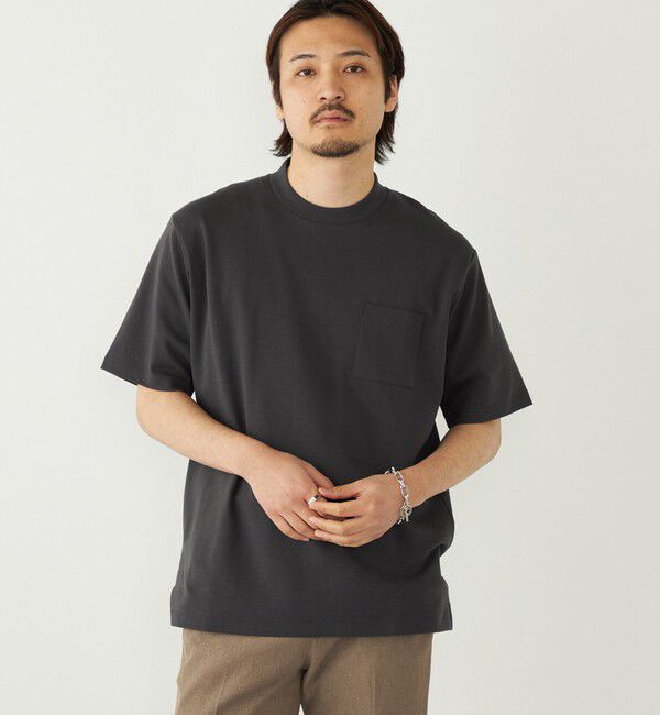 SHIPS Colors 「SHIPS Colors:〈抗菌防臭・接触冷感・紫外線軽減〉スムース ビズT◇」|Tシャツ・カットソー|
