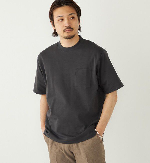 SHIPS Colors 「SHIPS Colors:〈抗菌防臭・接触冷感・紫外線軽減〉スムース ビズT◇」|Tシャツ・カットソー|