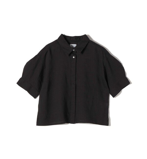 SHIPS Colors 「SHIPS Colors:〈洗濯機可能〉ユーロリネン (EURO Linen) ボクシー パフスリーブ シャツ◇」|シャツ・ブラウス|