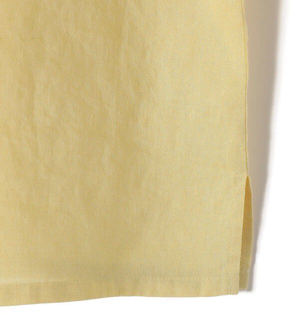 SHIPS Colors 「SHIPS Colors:〈洗濯機可能〉ユーロリネン (EURO Linen) ボクシー パフスリーブ シャツ◇」|シャツ・ブラウス|