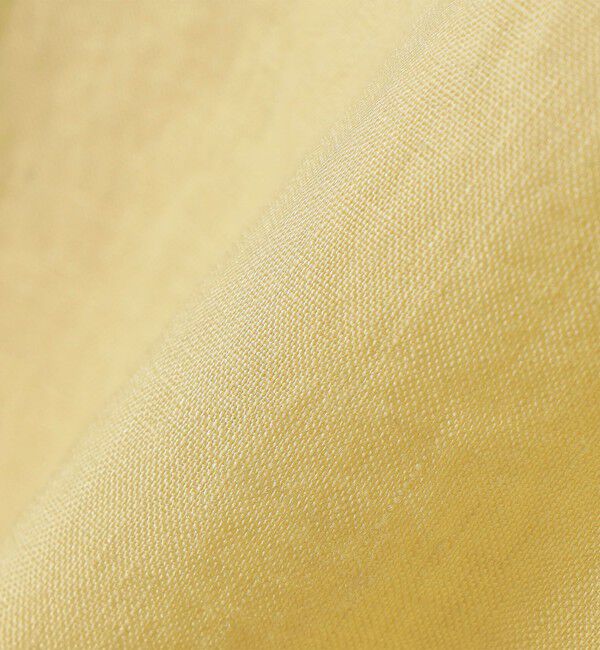 SHIPS Colors 「SHIPS Colors:〈洗濯機可能〉ユーロリネン (EURO Linen) ボクシー パフスリーブ シャツ◇」|シャツ・ブラウス|