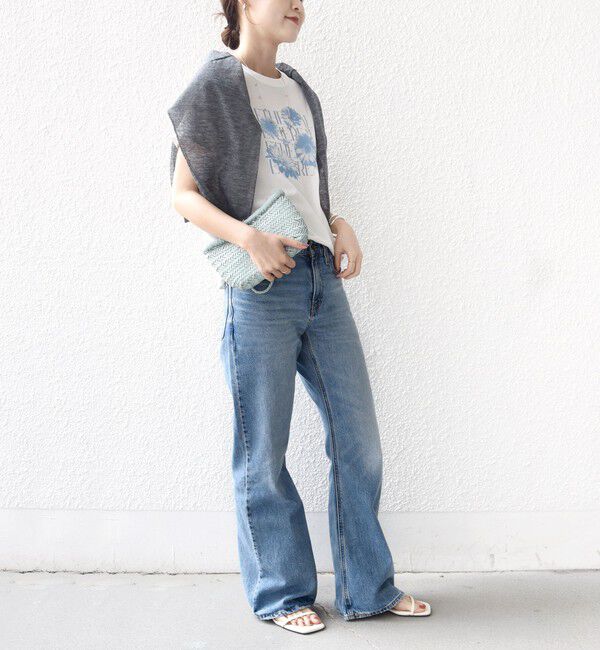 SHIPS for women「《予約》【WEB限定】オーガニック コットン コンパクト プリント TEE」|Tシャツ・カットソー|