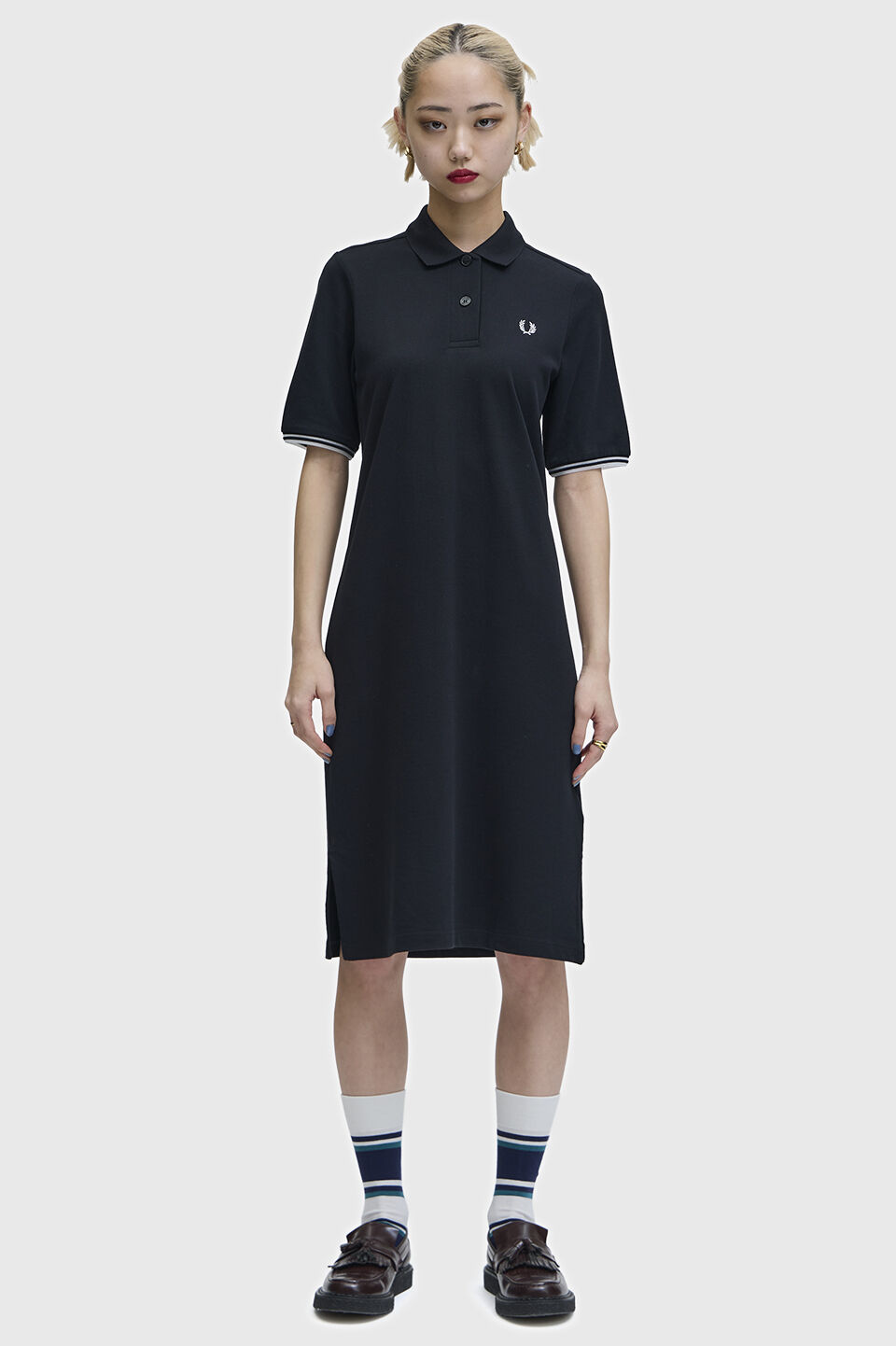 FRED PERRY 「Sheer Tipped Polo Dress」|ワンピース|