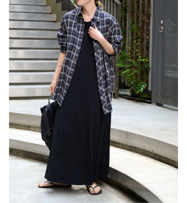 OUTDOOR PRODUCTS Usual Things「≪予約≫コットンボイルワッシャーチェックシャツ」|シャツ・ブラウス|