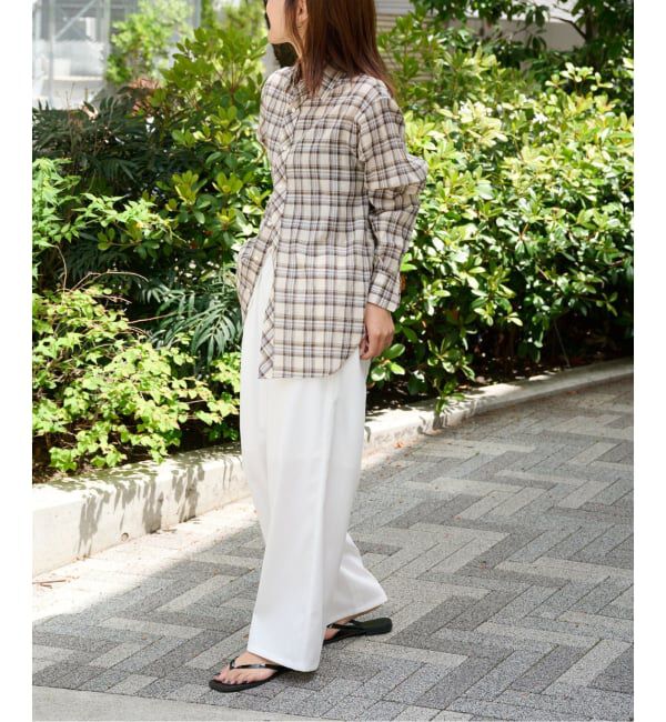 OUTDOOR PRODUCTS Usual Things「≪予約≫コットンボイルワッシャーチェックシャツ」|シャツ・ブラウス|