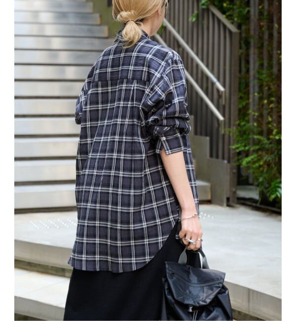 OUTDOOR PRODUCTS Usual Things「≪予約≫コットンボイルワッシャーチェックシャツ」|シャツ・ブラウス|