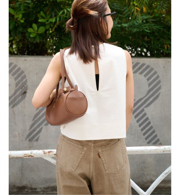 OUTDOOR PRODUCTS Usual Things「≪予約≫コットンサッカーノースリブラウス」|シャツ・ブラウス|