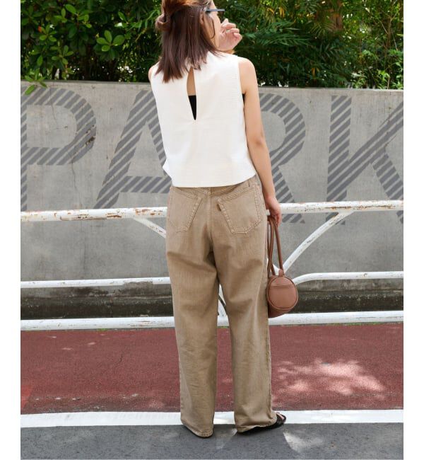 OUTDOOR PRODUCTS Usual Things「≪予約≫コットンサッカーノースリブラウス」|シャツ・ブラウス|