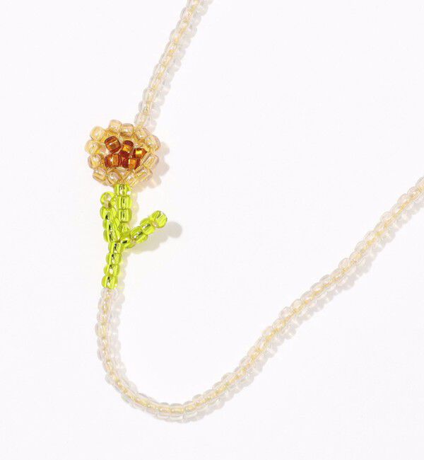 TOMORROWLAND GOODS「Pura Utz Mini Brown Flor ネックレス」|ネックレス|
