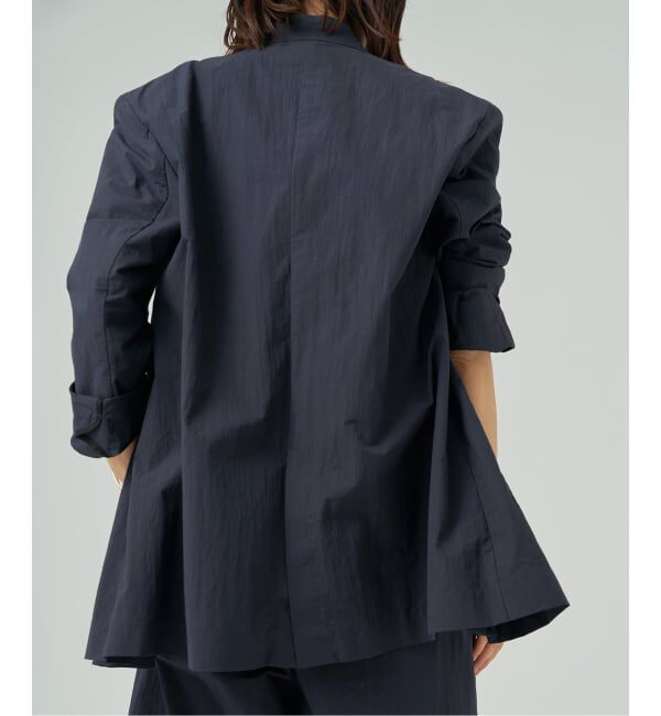 VERMEIL par iena「《手洗い可》Dry Touch Collarless ジャケット」|ノーカラージャケット|