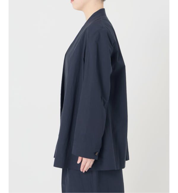 VERMEIL par iena「《手洗い可》Dry Touch Collarless ジャケット」|ノーカラージャケット|