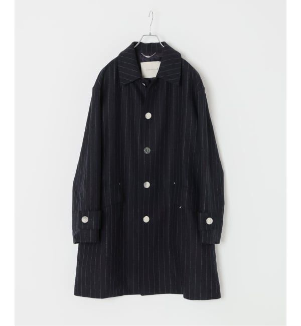 EDIFICE「MACKINTOSH(マッキントッシュ) 別注 HUMBIE/ハンビー SL &rdquo;ストライプ&rdquo;」|ステンカラーコート|