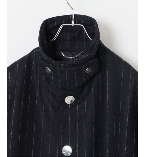 EDIFICE「MACKINTOSH(マッキントッシュ) 別注 HUMBIE/ハンビー SL &rdquo;ストライプ&rdquo;」|ステンカラーコート|