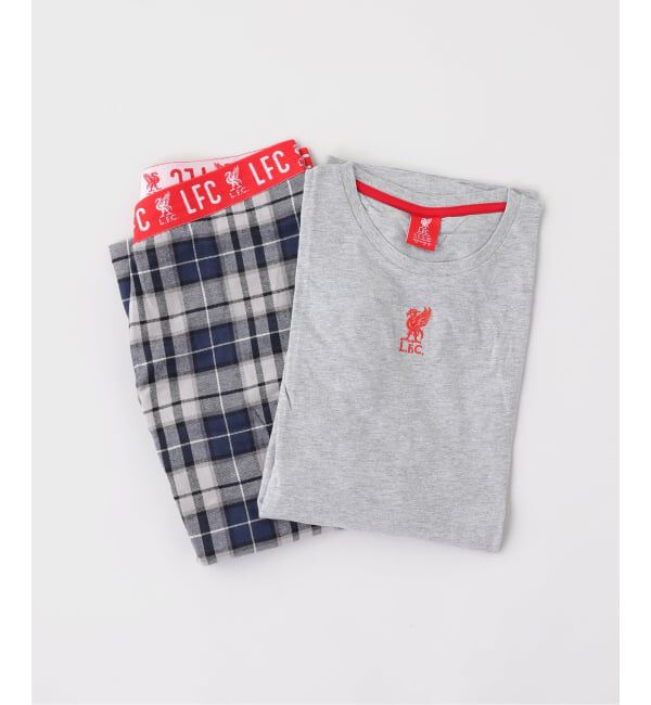 Liverpool FC「【Liverpool FC / リバプール FC】MENS LONG CHECK PJ SET」|スーツ|その他カラー K