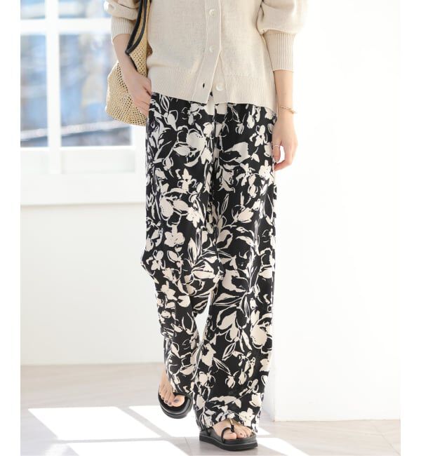 JOURNAL STANDARD relume「バイカラーリーフプリントパンツ」|その他|