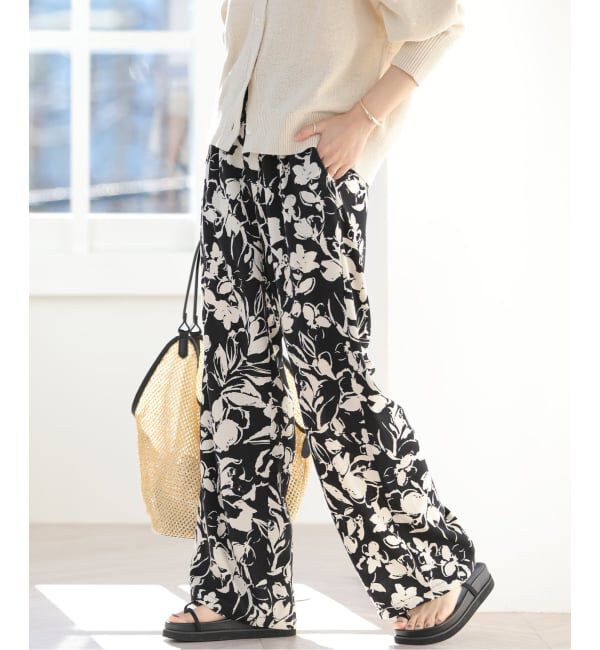 JOURNAL STANDARD relume「バイカラーリーフプリントパンツ」|その他|