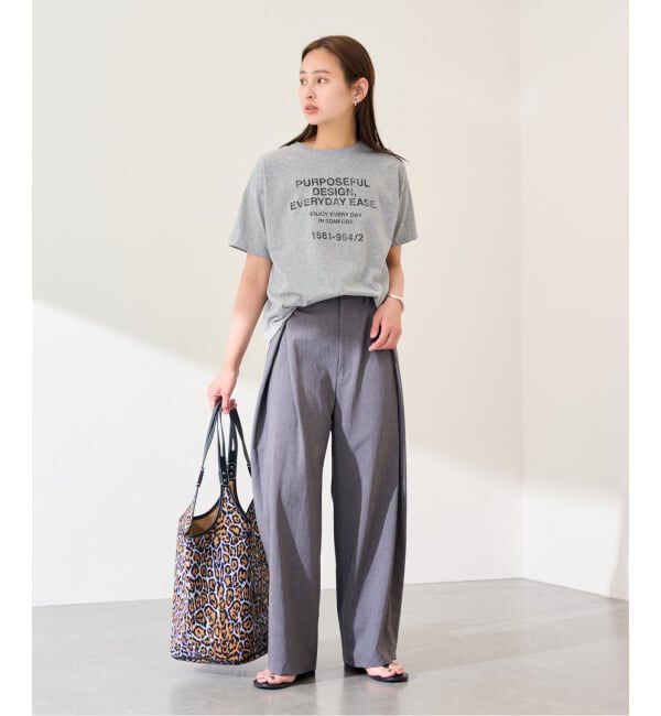 FRAMeWORK「カスレロゴプリントTシャツ」|Tシャツ・カットソー|