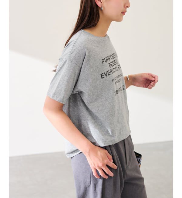 FRAMeWORK「カスレロゴプリントTシャツ」|Tシャツ・カットソー|