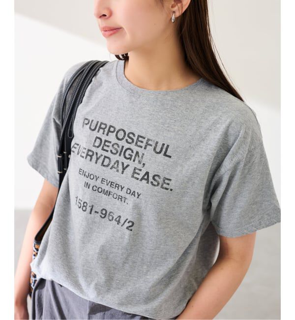 FRAMeWORK「カスレロゴプリントTシャツ」|Tシャツ・カットソー|